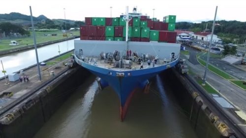 Panama Canal sets new tonnage record