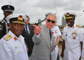 PHOTOS: Prince Charles visits Naval Dockyard in Lagos