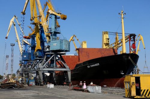 Ukrainian ports run normal operations despite tensions with Russia