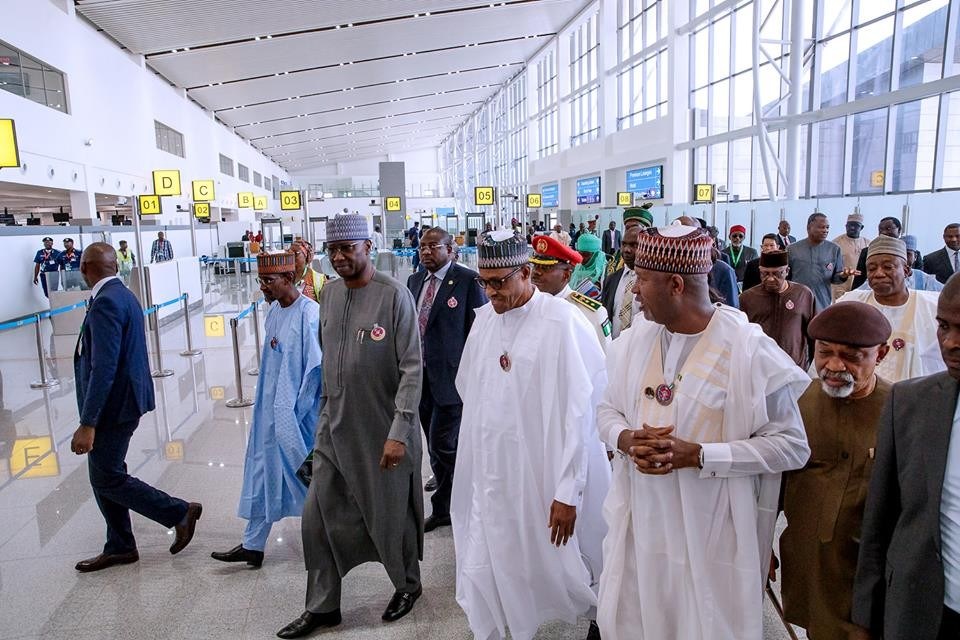 PHOTOS: Buhari commissions Abuja airport new international terminal