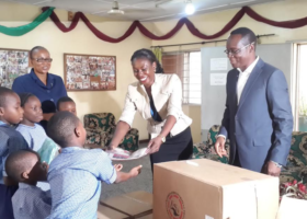 INTELS donates 1,050 garments to physically challenged children