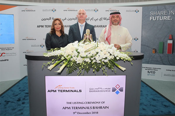 Trading begins on shares of APM Terminals Bahrain 