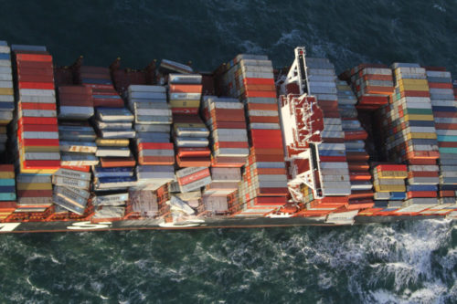 PHOTOS: MSC ZOE loses 270 containers in stormy weather 