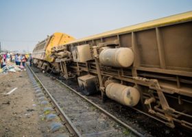 PHOTOS: Train derails in Lagos