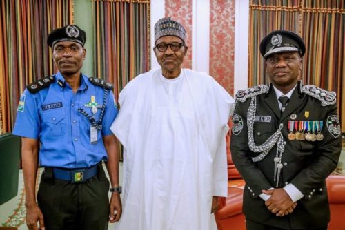 PHOTOS: Buhari decorates new Inspector General of Police 