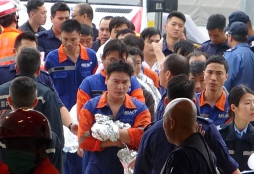 Hong Kong: Oil tanker fire kills one, 23 crew members rescued