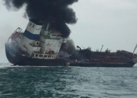 Hong Kong: Oil tanker fire kills one, 23 crew members rescued