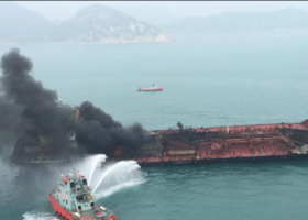 One dead, two missing as fire rages on chemical tanker ablaze off Hong Kong