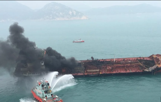 One dead, two missing as fire rages on chemical tanker ablaze off Hong Kong