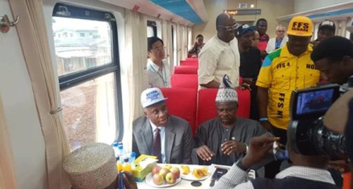 Amaechi test runs Lagos-Abeokuta train service as NRC launches free ride 
