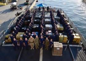U.S. Coast Guard offloads $466m cocaine seized during patrols