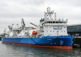World’s largest LNG bunkering vessel christened in Hamburg