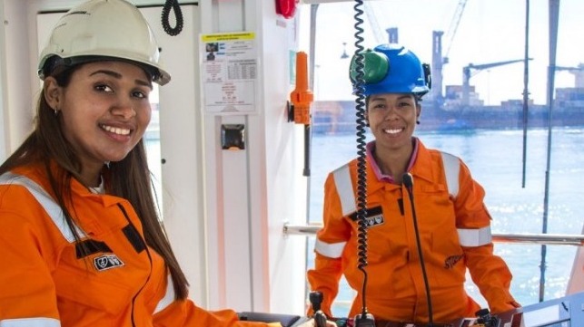 All-female crew sail Svitzer vessel in Dominican Republic