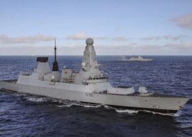 British warship shadows Russian navy ships in English Channel
