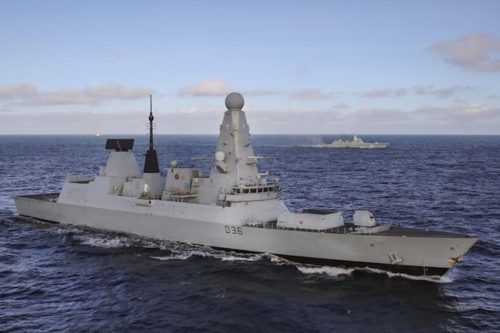 British warship shadows Russian navy ships in English Channel