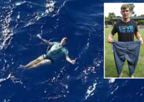 How jeans saved man lost at sea for hours