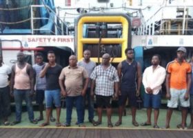 Navy hands over impounded vessel, 523 bags of smuggled rice to EFCC, Customs