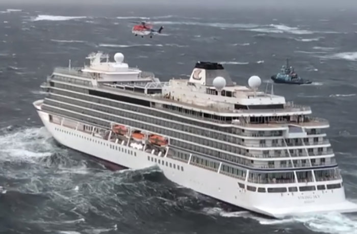 Viking Sky: Norwegian cruise ship arrives port after evacuation of ...