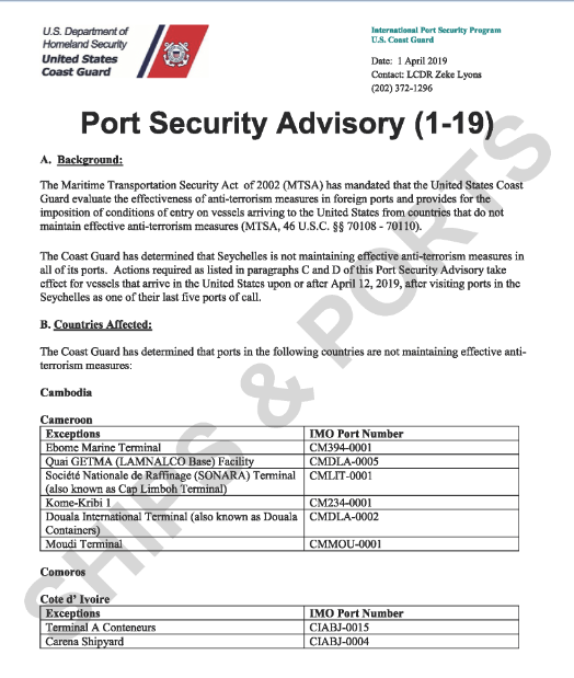 Imo isps code download