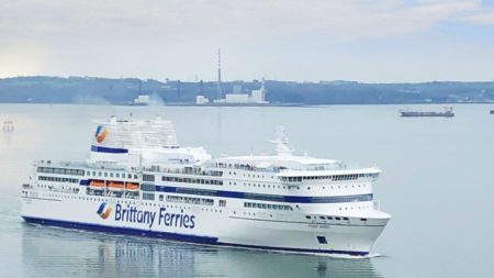 Brittany Ferries’ ship catches fire off France