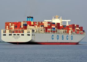 COSCO ship collides with another in Malaysia