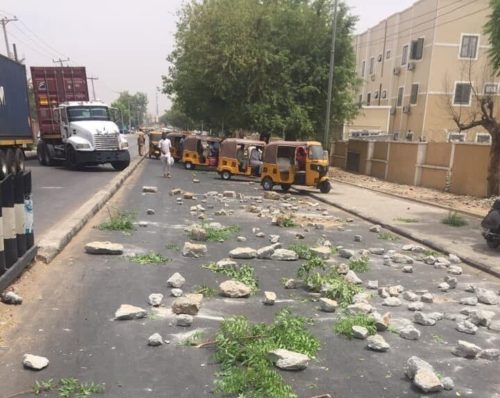 Truck drivers protest Customs delays at Kano container depot 