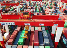 Container volume at Shanghai rises by 12.4%