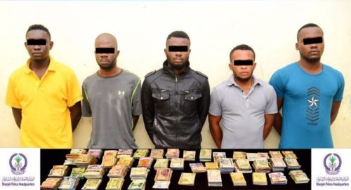 Chimuanya, Benjamin, Kingsley, Tochukuw and Chile — The 5 Ibo boys that robbed Bureau De Change in Sharjah