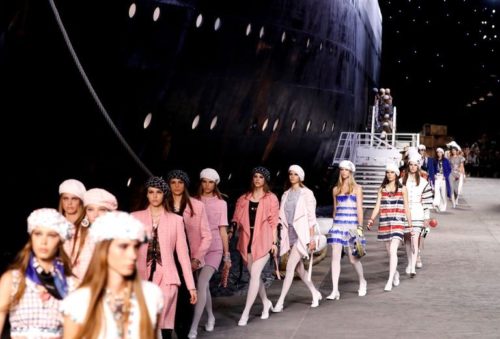 Chanel uses ship for runway