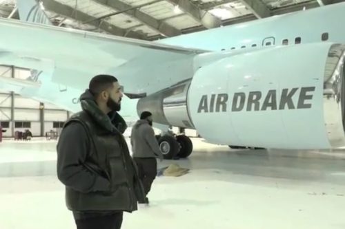 VIDEO: Drake unveils $185m customized private jet 