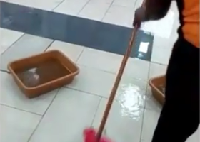 Video: Lagos airport flooded after rain