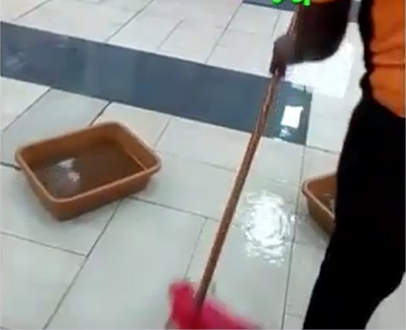 Video: Lagos airport flooded after rain