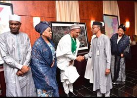 NIMASA present rice to el-Rufai for Kaduna flood victims..
