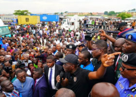 Sanwo-Olu visits Apapa, speaks on how he’ll tackle gridlock