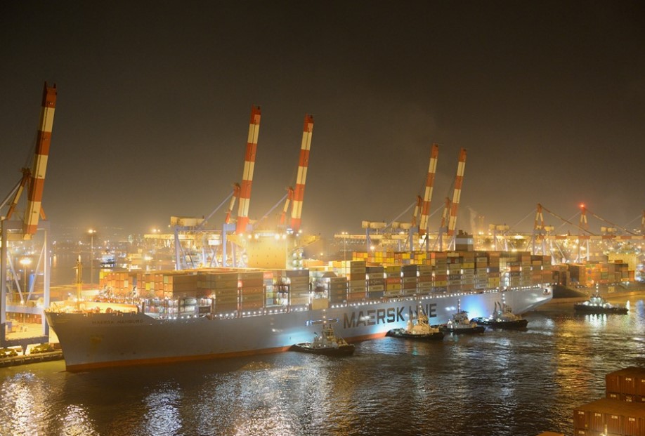 15,300 TEU Maersk Hamburg becomes largest ship to berth in Israeli 