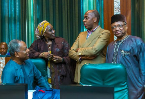 PHOTOS: Osinbajo presides over ‘unusual’ FEC meeting in Abuja