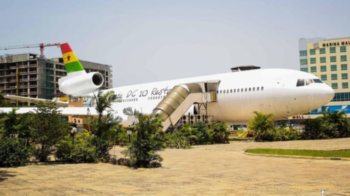 Airplanes turned restaurant
