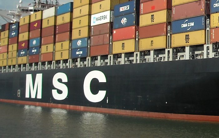MSC ship loses 23 containers off South Africa