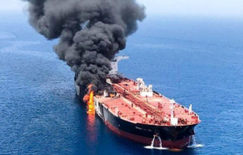 U.S. fingers Iran for attacks on fuel tankers in Gulf of Oman