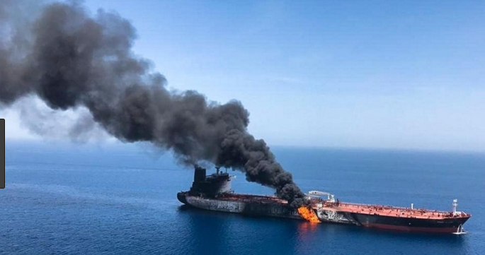 Blast-hit tankers undergo assessment off UAE coast