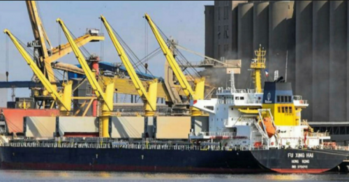 Cosco ship runs aground between Argentina and Uruguay
