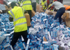 Customs, NAFDAC destroy 58 containers of tramadol, other drugs worth N14.7bn
