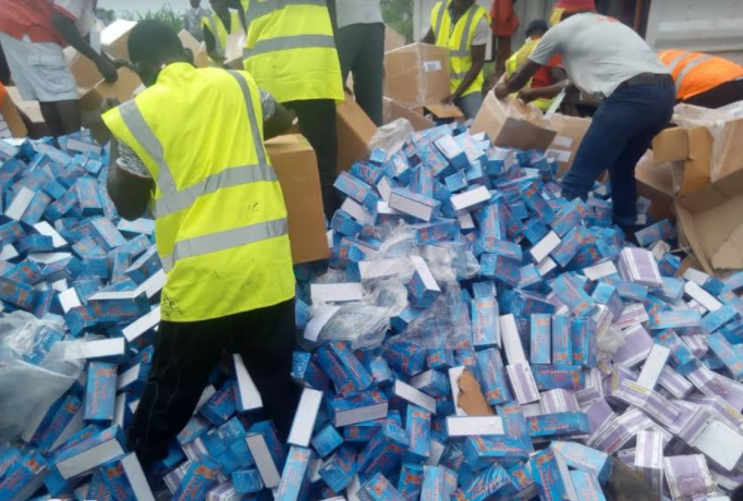 Customs, NAFDAC destroy 58 containers of tramadol, other drugs worth N14.7bn 