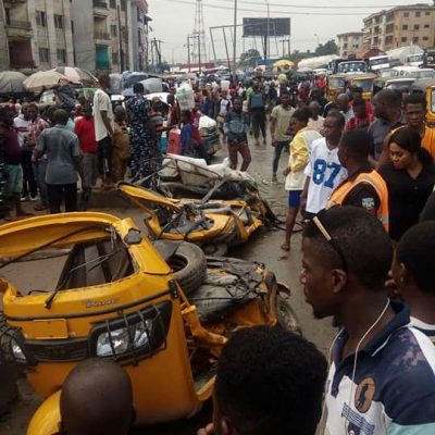 Fallen container kills two in Onitsha