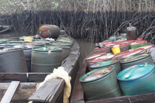 Navy arrests nine men with 92 drums of adulterated petrol 