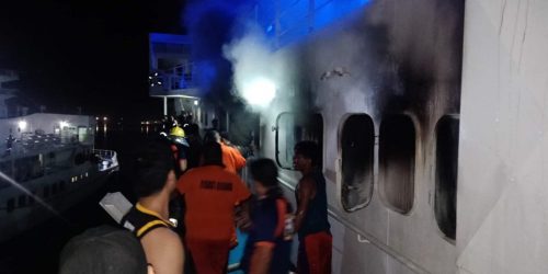 Fire erupts on Philippine roro ship