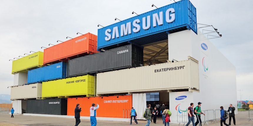 Samsung takes delivery of first blockchain container in Rotterdam