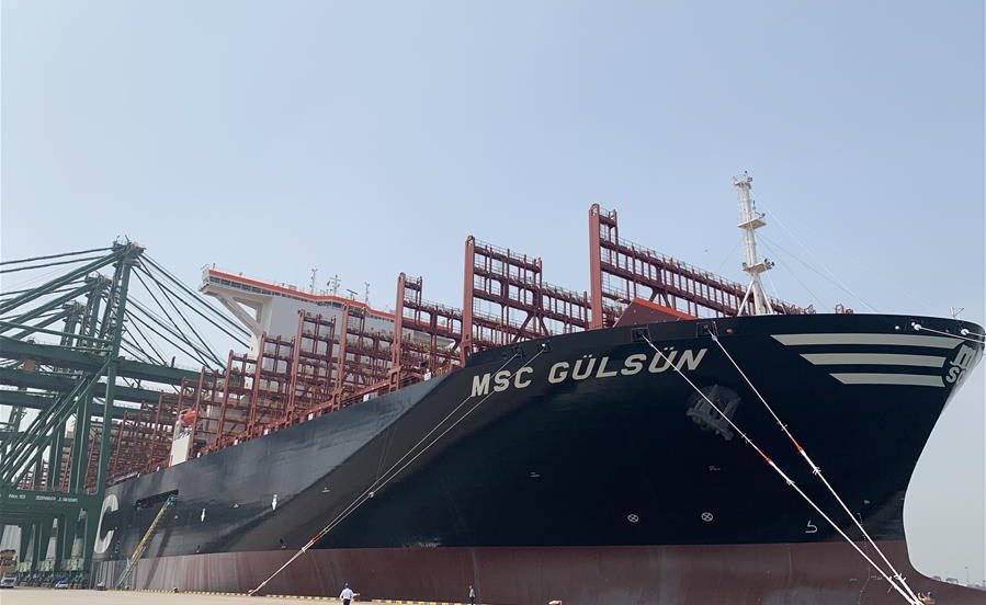Malaysian port receives world’s largest containership 