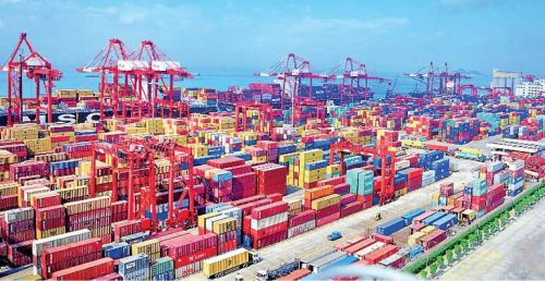 Chinese ports handle 22.77m TEUS in one month