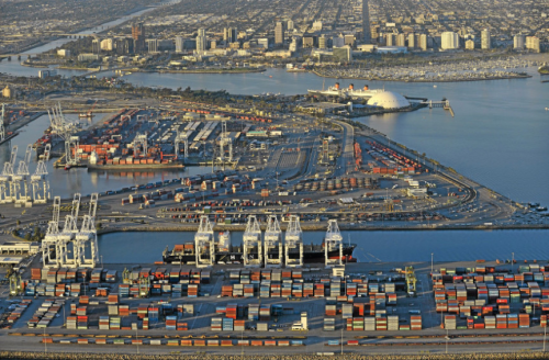 Exports fall, imports flat as trade war hits Southern California ports